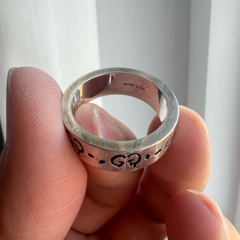 GUCCIGHOST RING IN SILVER - Picture 3 of 14